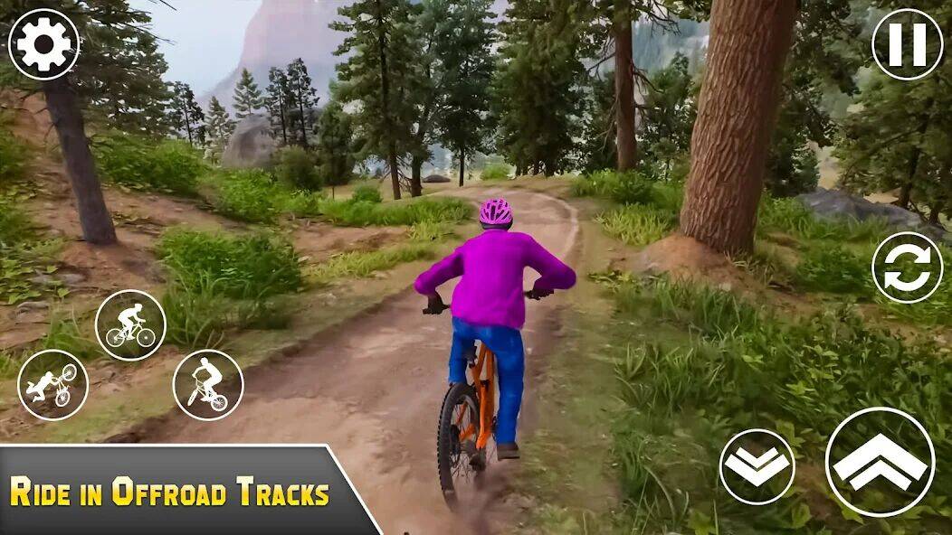 Скачать взломанную Велосипедные игры BMX для безд [Много денег] MOD apk на Андроид