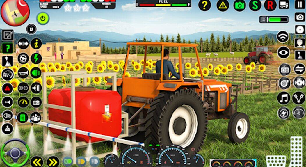 Скачать взломанную Farming Tractor Game Simulator [Много денег] MOD apk на Андроид