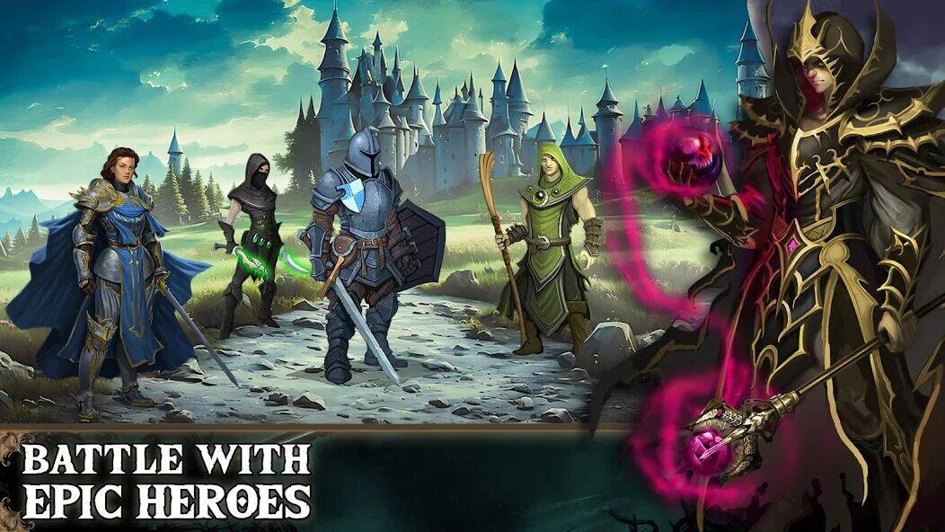 Скачать взломанную Hero Quest - God of Chaos [Мод меню] MOD apk на Андроид