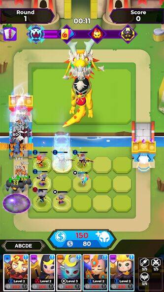 Скачать взломанную HeroesTD: Esport Tower Defense [Много денег] MOD apk на Андроид