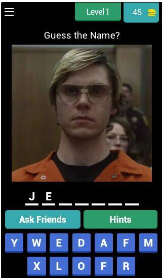 Скачать взломанную Jeffrey Dahmer Quiz [Много денег] MOD apk на Андроид