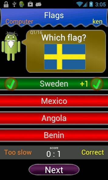 Скачать взломанную Quiz Quest Multiplayer [Много монет] MOD apk на Андроид