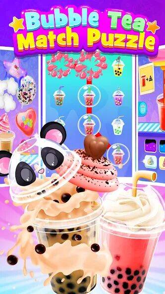 Скачать взломанную Bubble Tea Match Puzzle [Мод меню] MOD apk на Андроид