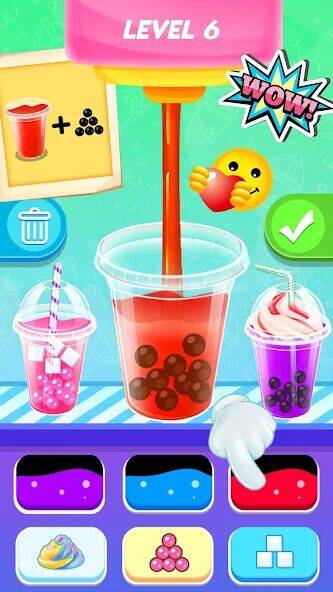Скачать взломанную Bubble Tea Match Puzzle [Мод меню] MOD apk на Андроид