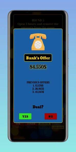 Скачать взломанную Deal or No Deal [Много денег] MOD apk на Андроид