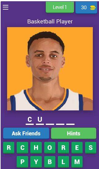 Скачать взломанную Guess The Basketball Player [Много монет] MOD apk на Андроид