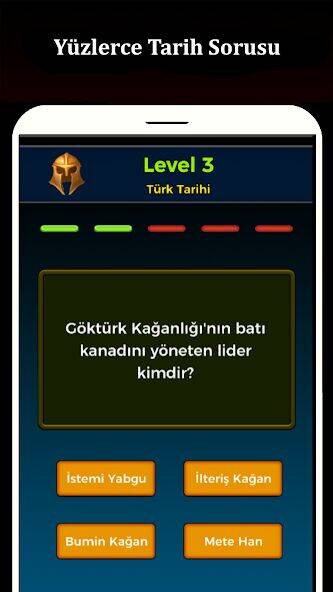 Скачать взломанную Tarih Bilgi Yarışması [Много монет] MOD apk на Андроид