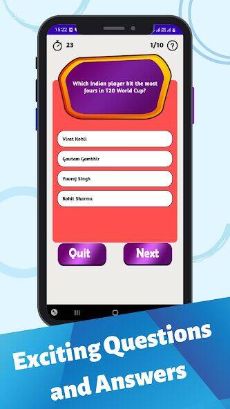 Скачать взломанную Cricket Quiz Game T20 [Много монет] MOD apk на Андроид