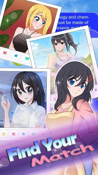 Скачать взломанную HaremKing - Waifu Dating Sim [Много денег] MOD apk на Андроид