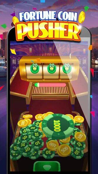 Скачать взломанную Fortune Coin Pusher [Мод меню] MOD apk на Андроид