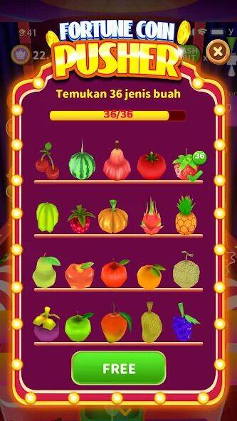 Скачать взломанную Fortune Coin Pusher [Мод меню] MOD apk на Андроид