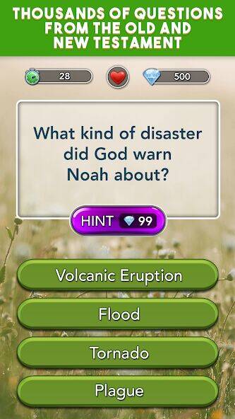 Скачать взломанную Daily Bible Trivia Bible Games [Бесплатные покупки] MOD apk на Андроид