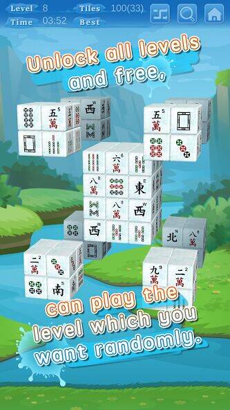 Скачать взломанную Stacker Mahjong 3D [Много монет] MOD apk на Андроид