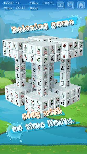 Скачать взломанную Stacker Mahjong 3D [Много монет] MOD apk на Андроид
