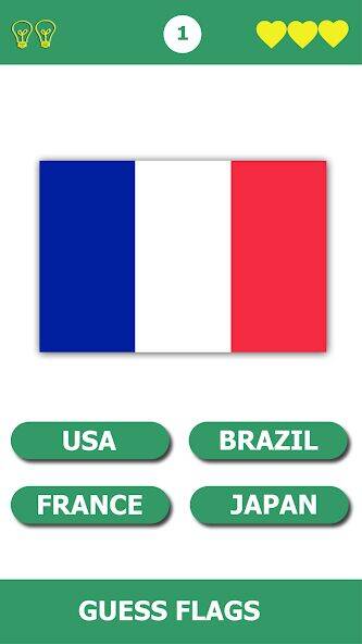 Скачать взломанную Flag Quiz Gallery: Quiz, Guess [Мод меню] MOD apk на Андроид