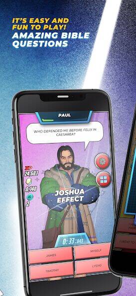 Скачать взломанную Bible Trivia Game: Heroes [Бесплатные покупки] MOD apk на Андроид