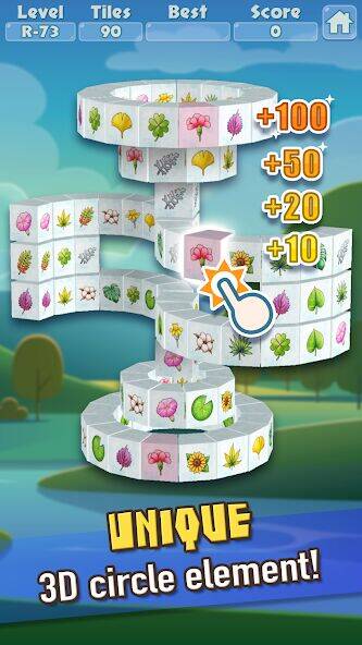 Скачать взломанную 3D Mahjong Triple Tile Match [Мод меню] MOD apk на Андроид