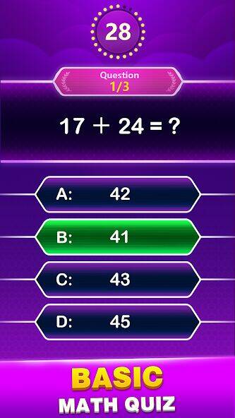 Скачать взломанную Math Trivia - Quiz Puzzle Game [Много монет] MOD apk на Андроид
