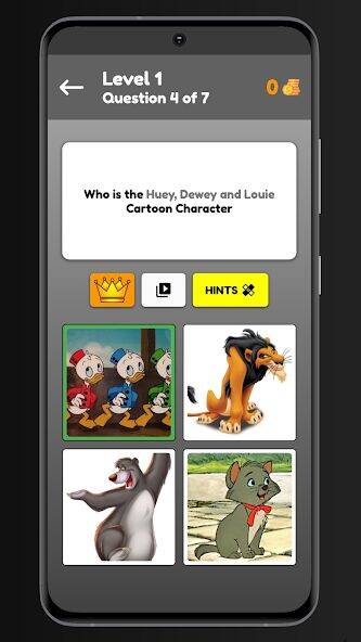 Скачать взломанную Guess Cartoon Character Quiz [Бесплатные покупки] MOD apk на Андроид