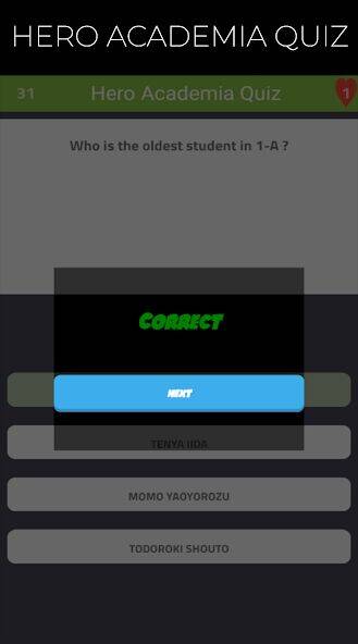 Скачать взломанную Quiz Game for Hero Academia [Много денег] MOD apk на Андроид