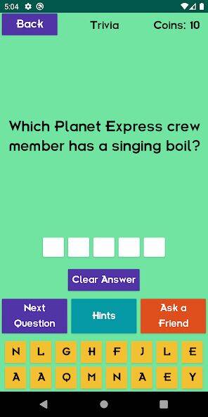 Скачать взломанную Quiz About Futurama [Мод меню] MOD apk на Андроид