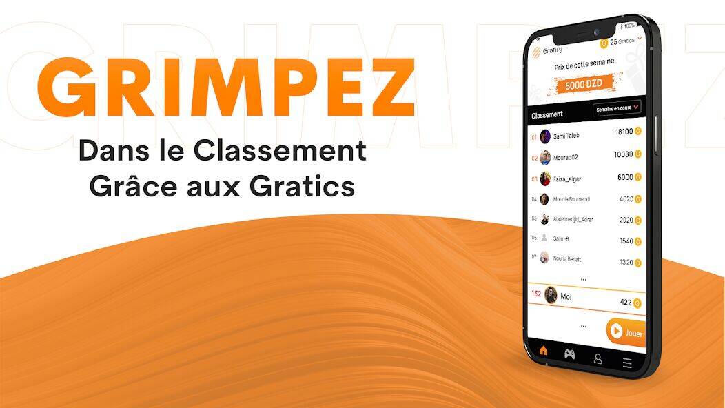 Скачать взломанную Gratify : Jouer Gratter Gagner [Много монет] MOD apk на Андроид