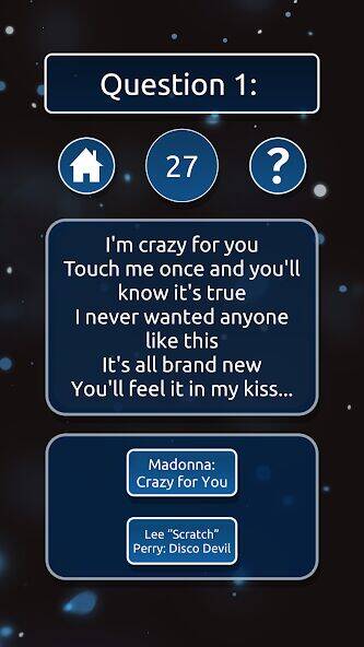 Скачать взломанную Guess The Song Lyric Quiz [Много денег] MOD apk на Андроид