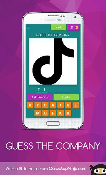 Скачать взломанную GUESS THE COMPANY/BRAND [Много денег] MOD apk на Андроид