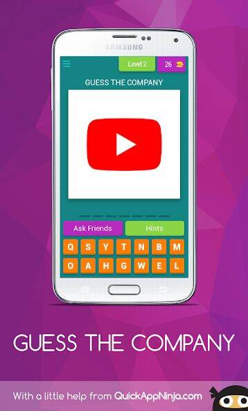Скачать взломанную GUESS THE COMPANY/BRAND [Много денег] MOD apk на Андроид