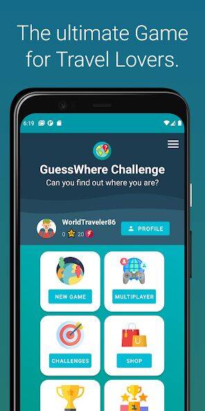 Скачать взломанную GuessWhere - Guess the place [Бесплатные покупки] MOD apk на Андроид