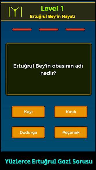 Скачать взломанную Ertuğrul Gazi Bilgi Yarışması [Много денег] MOD apk на Андроид
