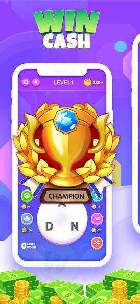 Скачать взломанную Word Search Win real Money [Мод меню] MOD apk на Андроид