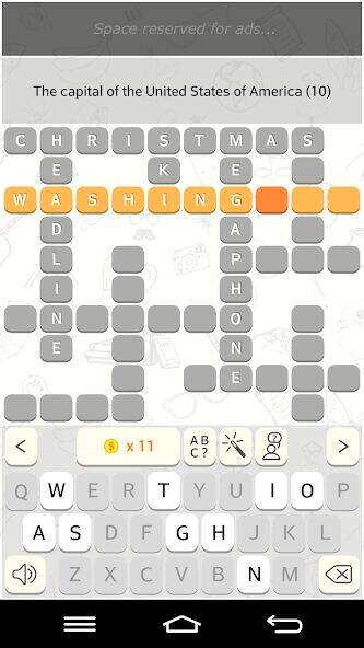 Скачать взломанную CrossWords 10 [Бесплатные покупки] MOD apk на Андроид