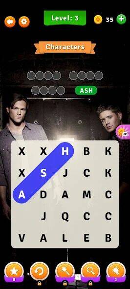 Скачать взломанную Supernatural Word Search [Бесплатные покупки] MOD apk на Андроид