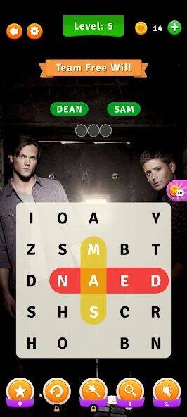 Скачать взломанную Supernatural Word Search [Бесплатные покупки] MOD apk на Андроид
