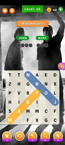 Скачать взломанную Supernatural Word Search [Бесплатные покупки] MOD apk на Андроид
