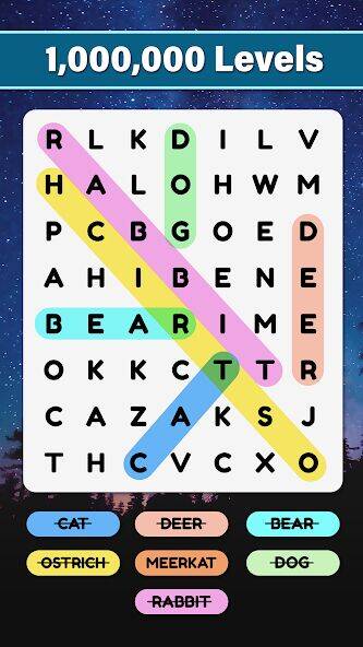 Скачать взломанную Word Search : Word Find [Мод меню] MOD apk на Андроид