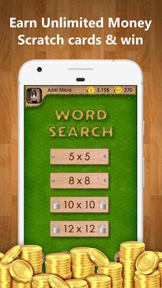 Скачать взломанную Word Search - Word Link [Много денег] MOD apk на Андроид