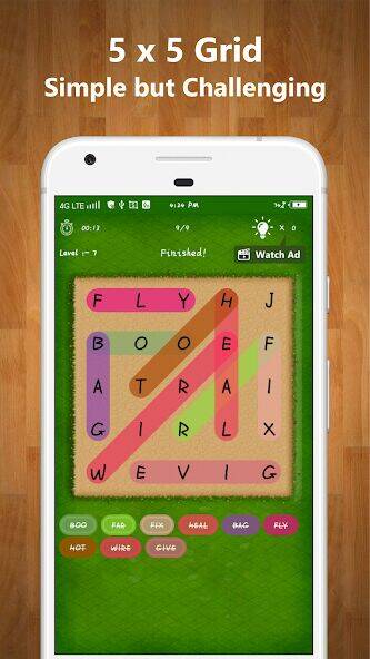 Скачать взломанную Word Search - Word Link [Много денег] MOD apk на Андроид