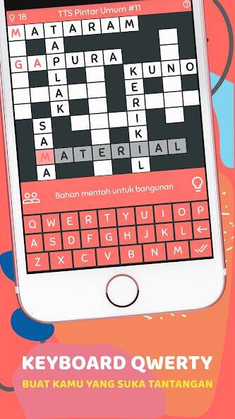 Скачать взломанную TTS Pintar - Teka Teki Silang [Много денег] MOD apk на Андроид