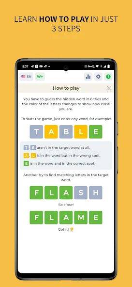Скачать взломанную Вордли - Играй на Русском [Бесплатные покупки] MOD apk на Андроид