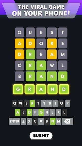 Скачать взломанную Wordle! [Много монет] MOD apk на Андроид