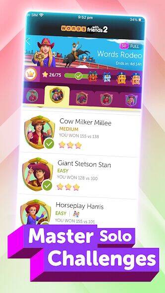 Скачать взломанную Words with Friends 2 Classic [Много денег] MOD apk на Андроид