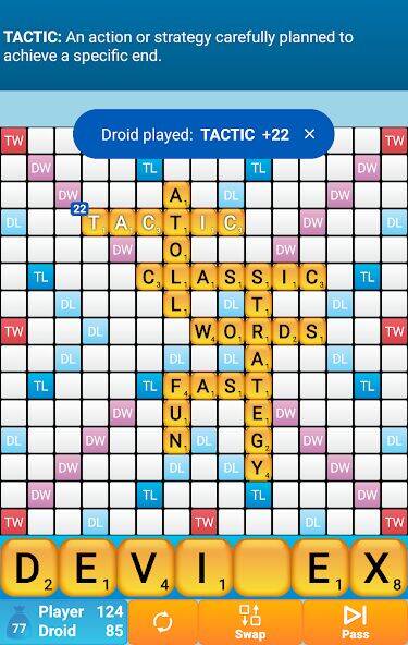 Скачать взломанную Classic Words Solo [Мод меню] MOD apk на Андроид