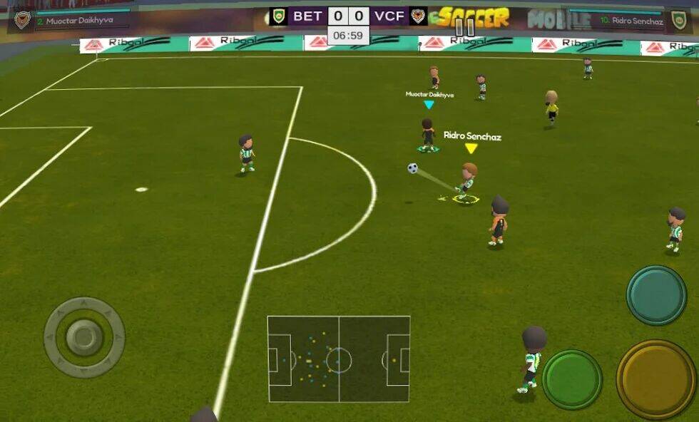 Скачать взломанную Super Arcade Soccer Mobile [Много монет] MOD apk на Андроид
