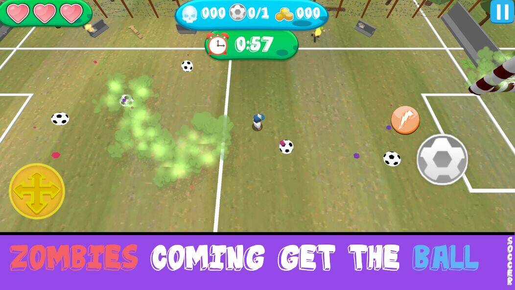 Скачать взломанную Soccer Apocalypse Survival [Много монет] MOD apk на Андроид
