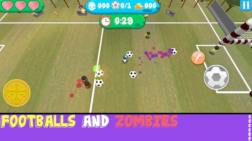 Скачать взломанную Soccer Apocalypse Survival [Много монет] MOD apk на Андроид