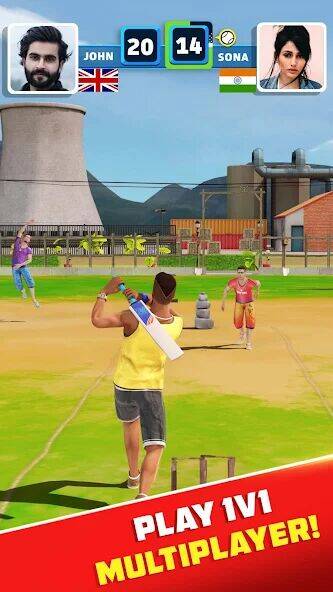 Скачать взломанную Cricket Gangsta™ 1v1 League [Бесплатные покупки] MOD apk на Андроид