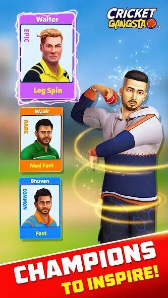 Скачать взломанную Cricket Gangsta™ 1v1 League [Бесплатные покупки] MOD apk на Андроид