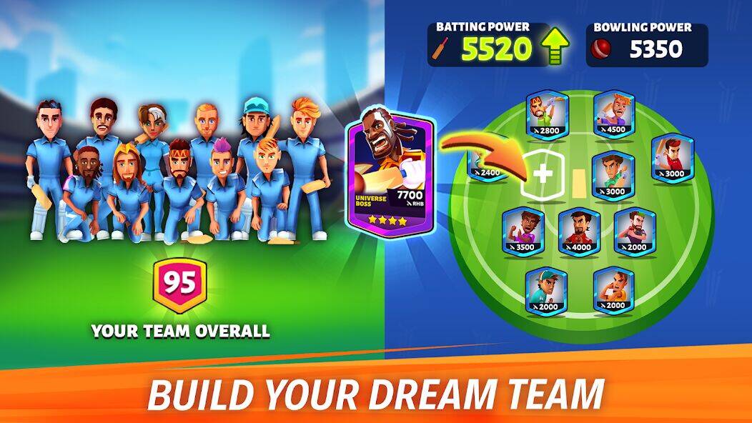 Скачать взломанную Hitwicket: Own a Cricket Team [Много монет] MOD apk на Андроид
